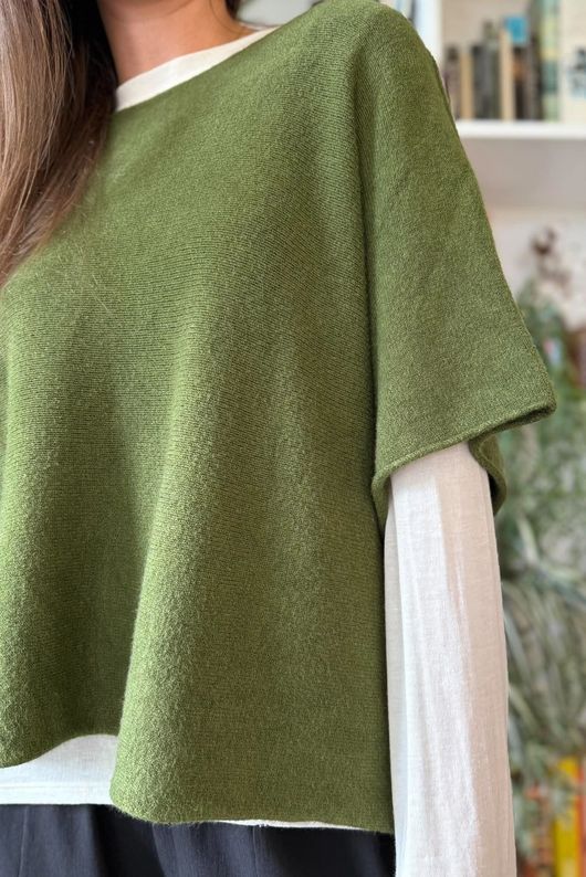 Conrad Layer Knit Deep Olive